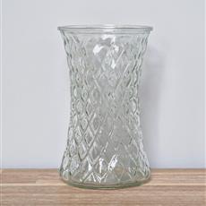 Diamond Geometric Glass Vase