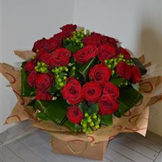 36 Red Naomi Rose Hand tied
