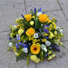 Blue and Yellow Posy