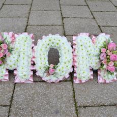 MOM Pink and White