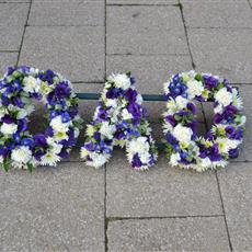 DAD Loose Blue and White