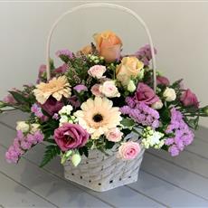 Pink &amp; Peach Basket