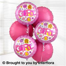 Baby Girl Balloon Bouquet