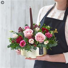 Joyeux Noel Candle Arrangement