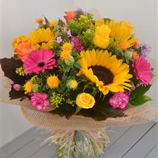 Autumn Vibes Sunflower Handtied