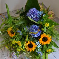 Blue and Yellow Tied Sheaf