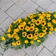Sunflower Casket Spray