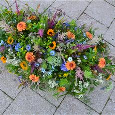 Wild Meadow Casket Spray 