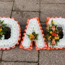 DAD Orange and White