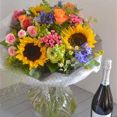 Sunflower Handtied with Processco
